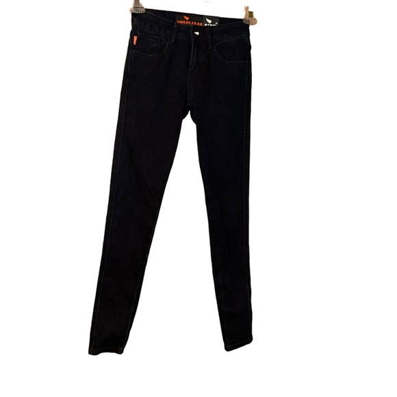 New Women SA1NT UNBREAKABLE MOTORCYCLE jeans size 6 - Picture 1 of 7